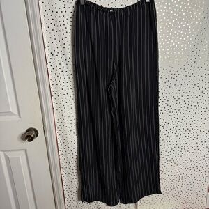 SHAINA MOTE PAJAMA PANT IN NAVY PINSTRIPE